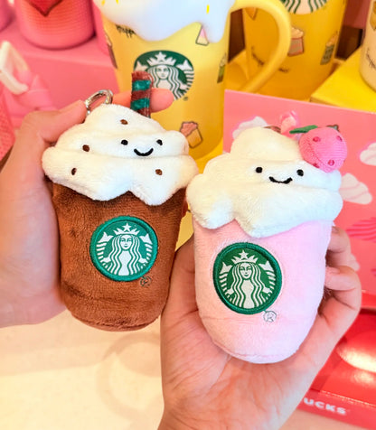Starbucks Plush Toy Keychain Set