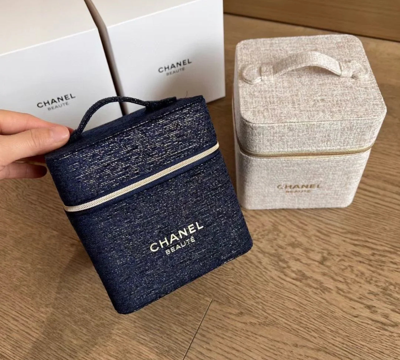 Chanel Denim Vanity Bag