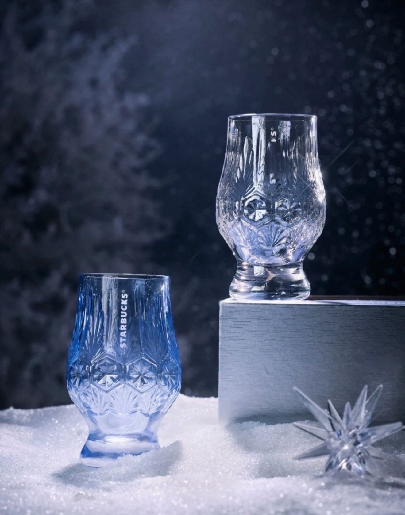 Starbucks Winter Glass Cup Set