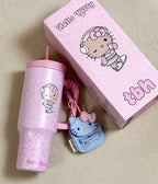 TBH x Pink Leopard Hello Kitty Thermos