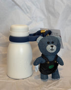 Starbucks Denim Milk Tumblr with Bear