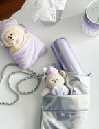 Starbucks Galaxy Tumblr with Bear Sling Pouch