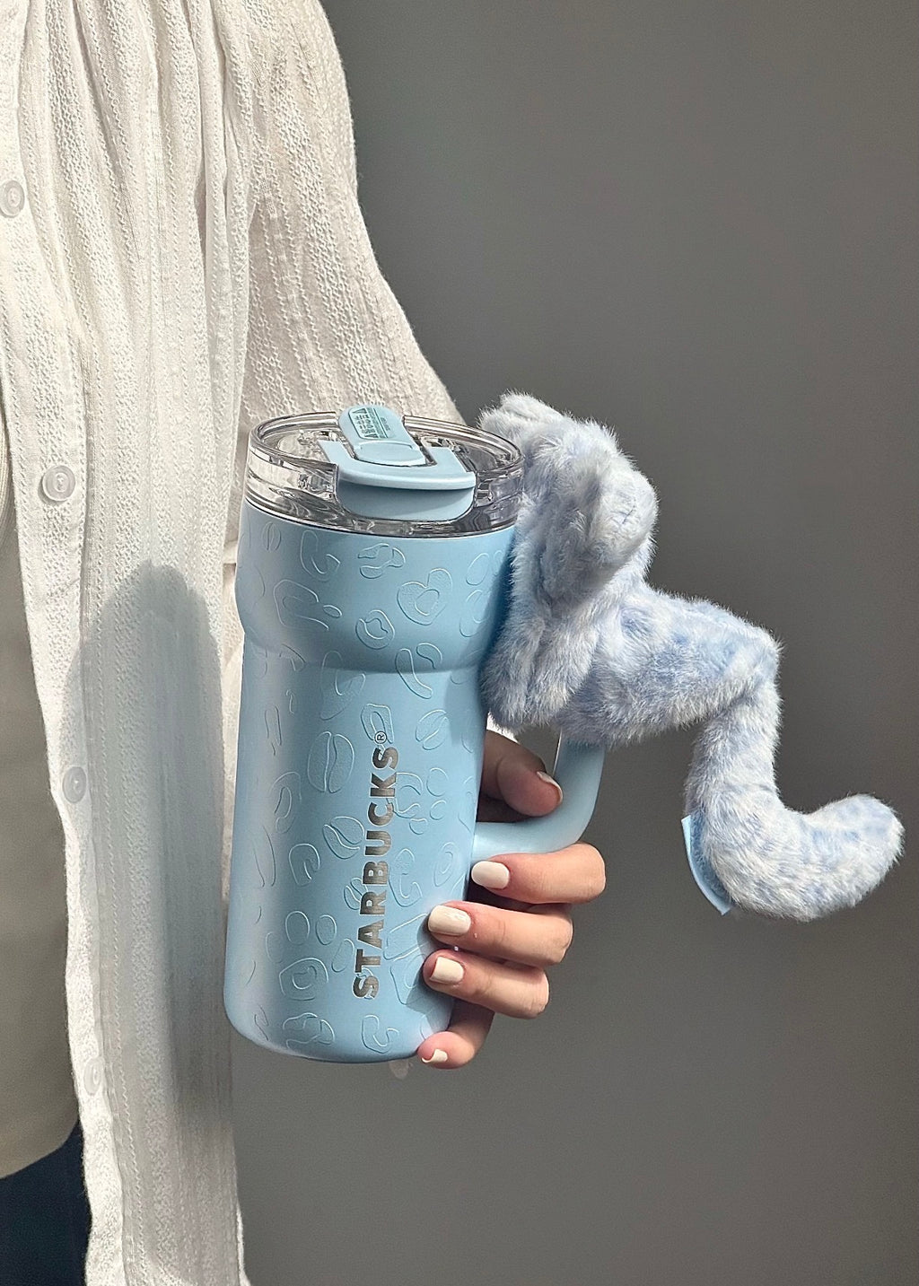 Starbucks Leopard Blue Tumblr