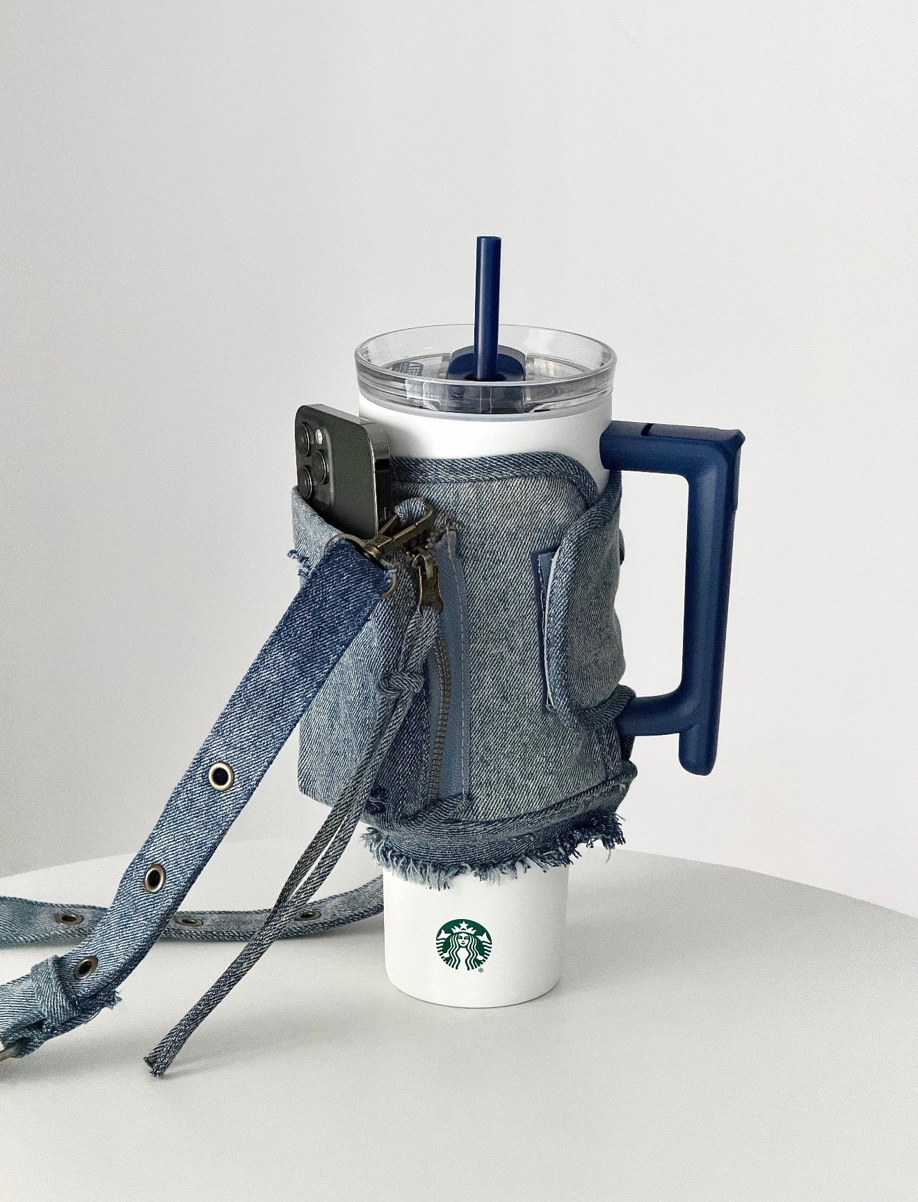Starbucks Denim Bag Tumblr