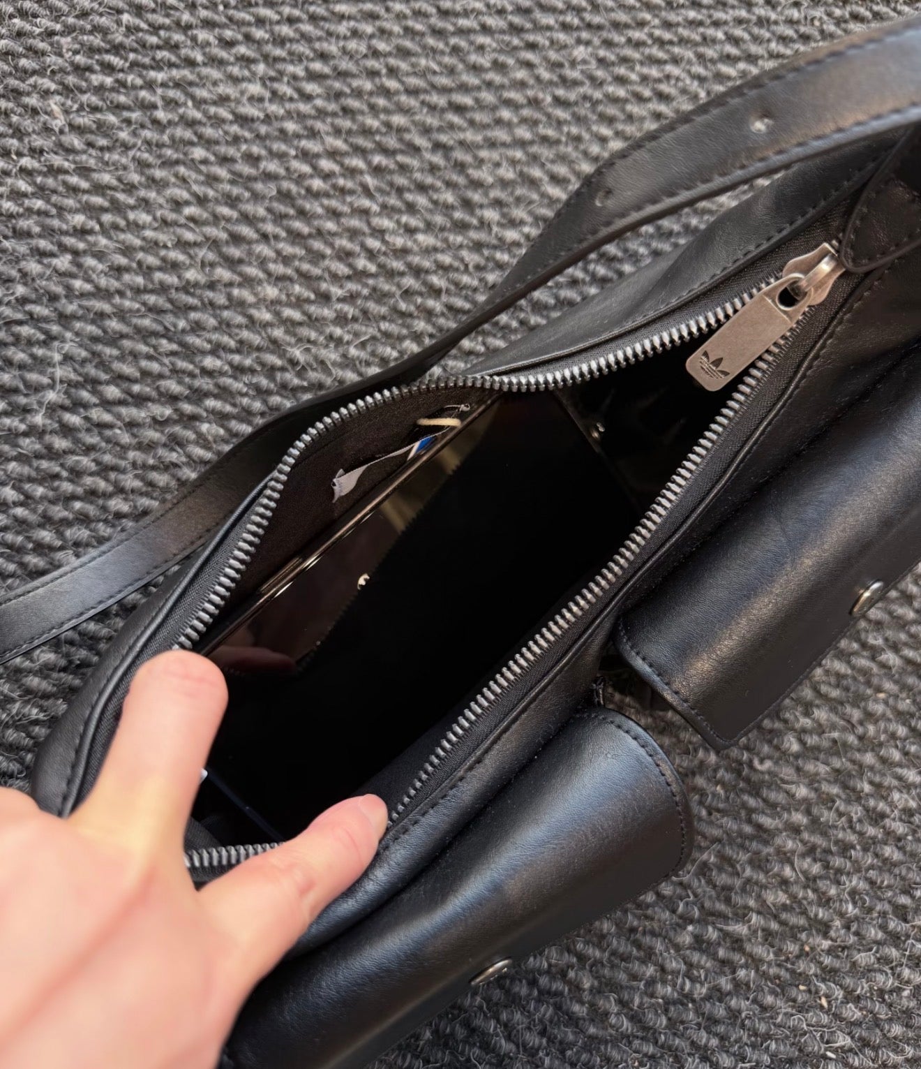 Adidas Leather Shoulder Bag