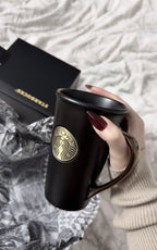 Starbucks All Black Sleek Mug