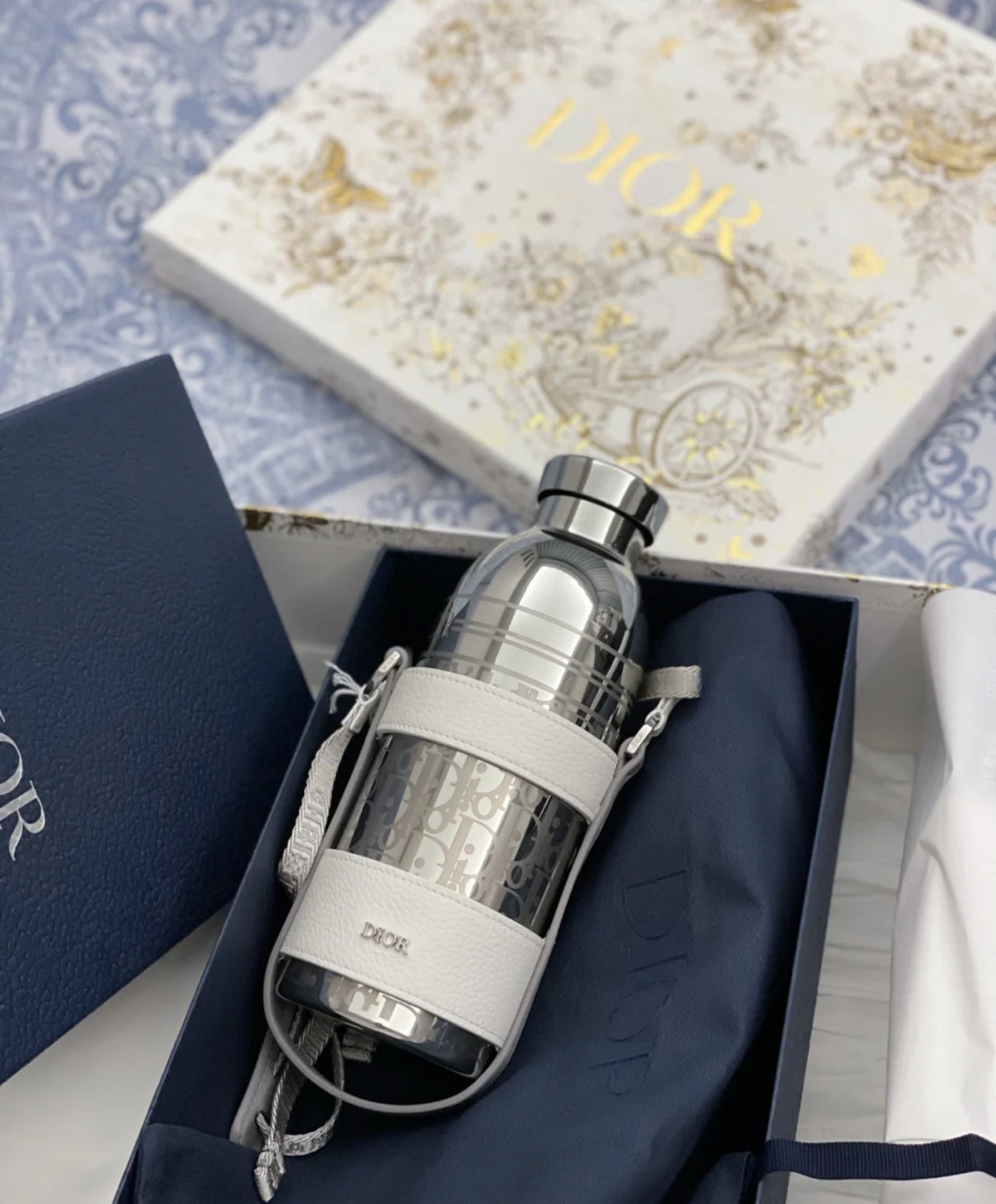 Dior Tumblr Flask Leather Strap