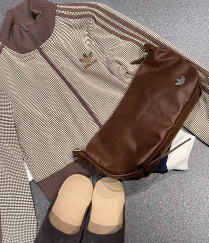 Adidas Leather Hobo Sling Bag