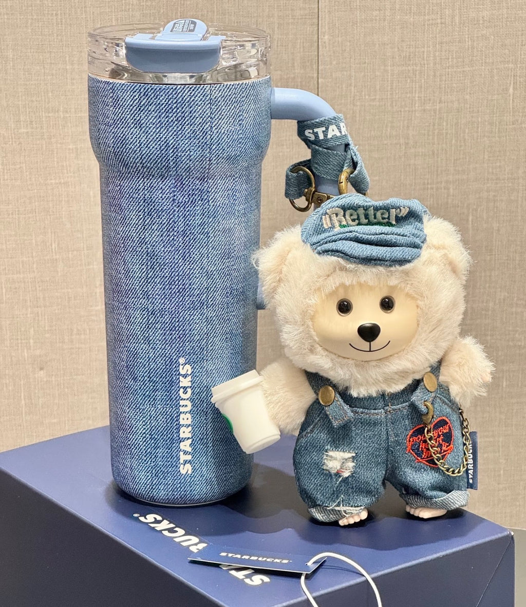 Starbucks Denim Bear Tumblr