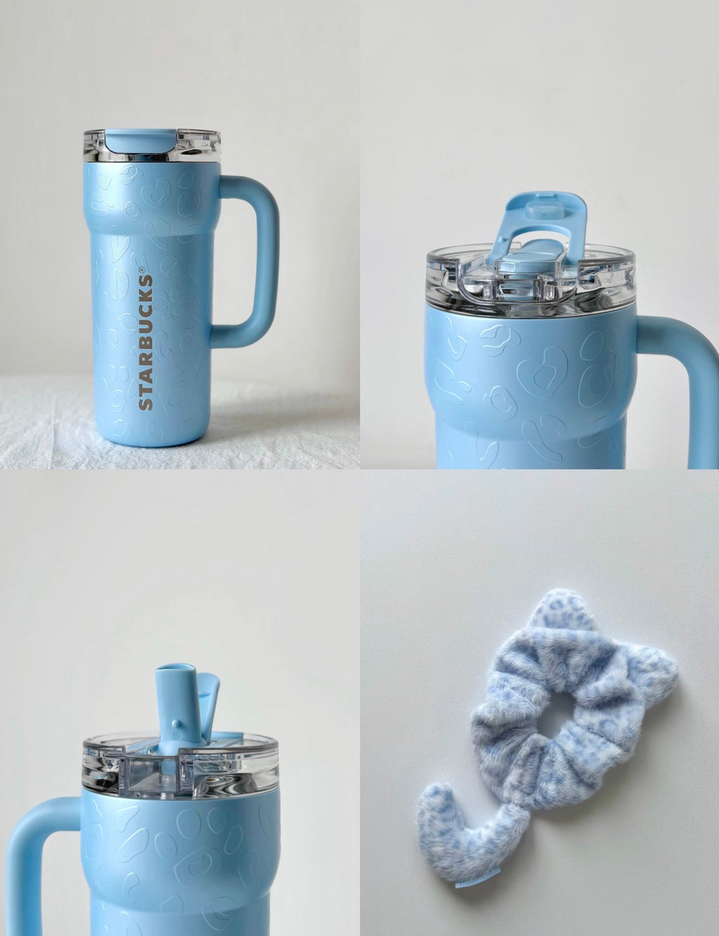 Starbucks Leopard Blue Tumblr