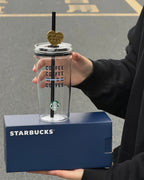 Starbucks Denim Straw Glass Tumblr