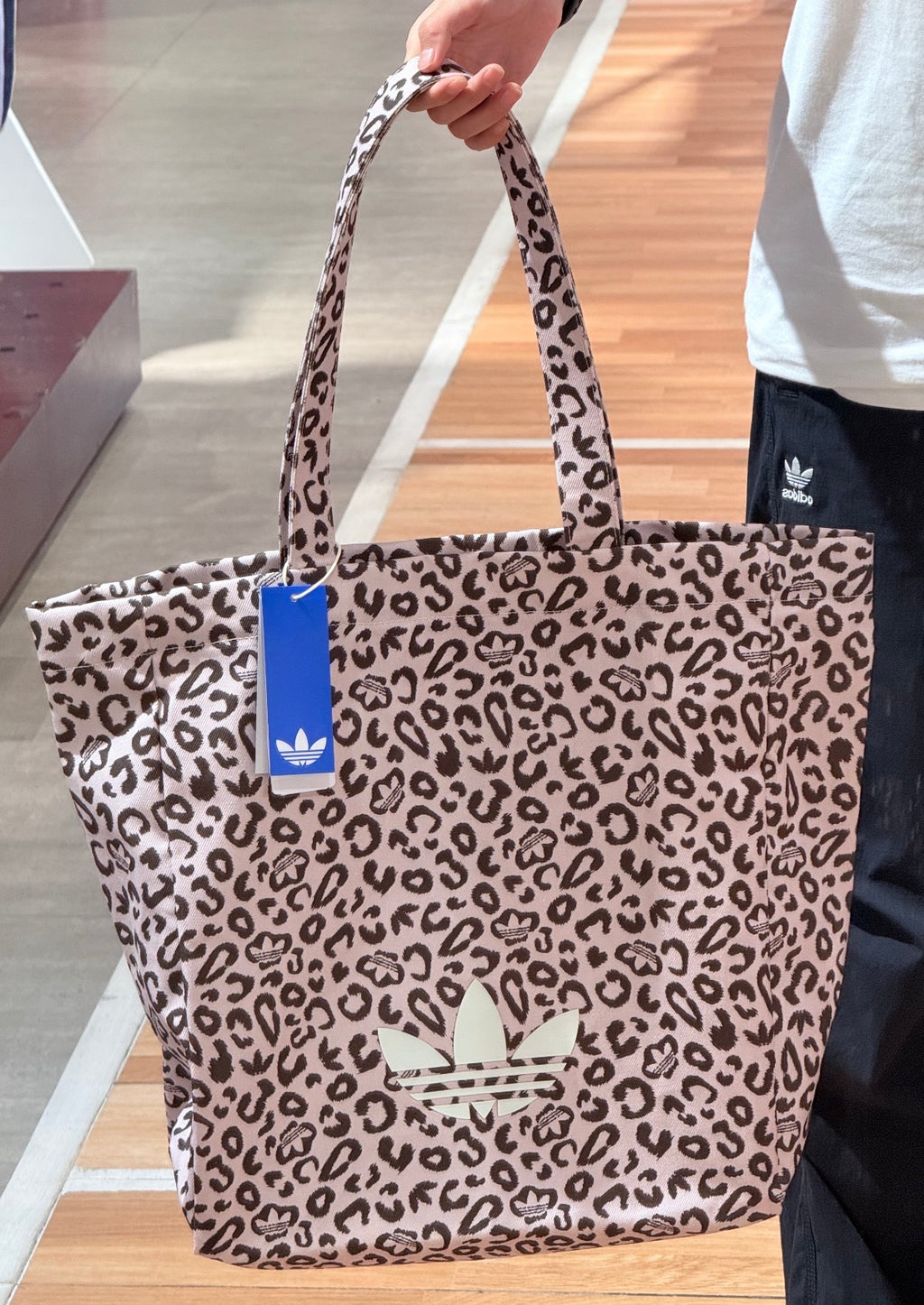 Adidas Pink Leopard Bag