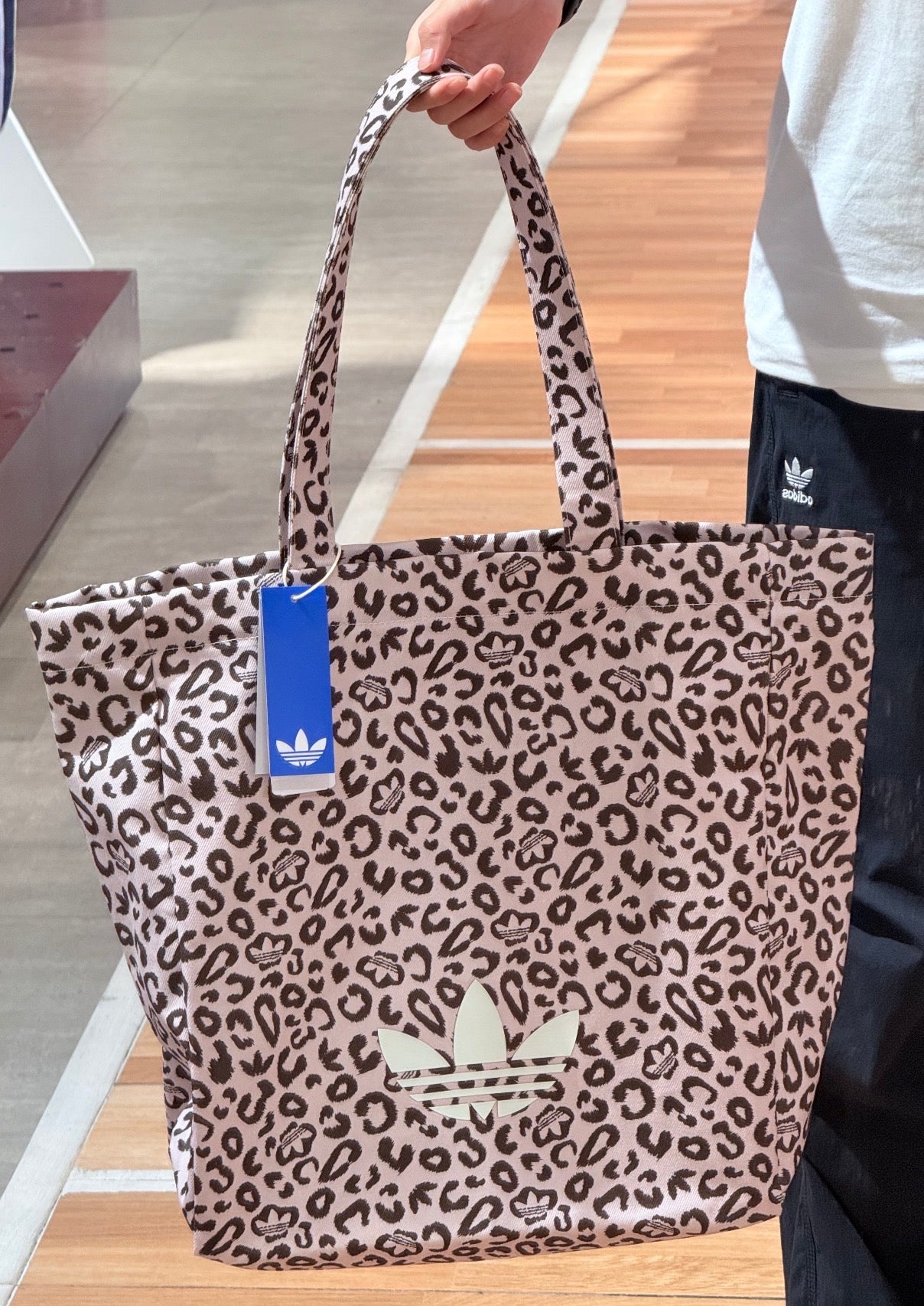 Adidas Pink Leopard Bag
