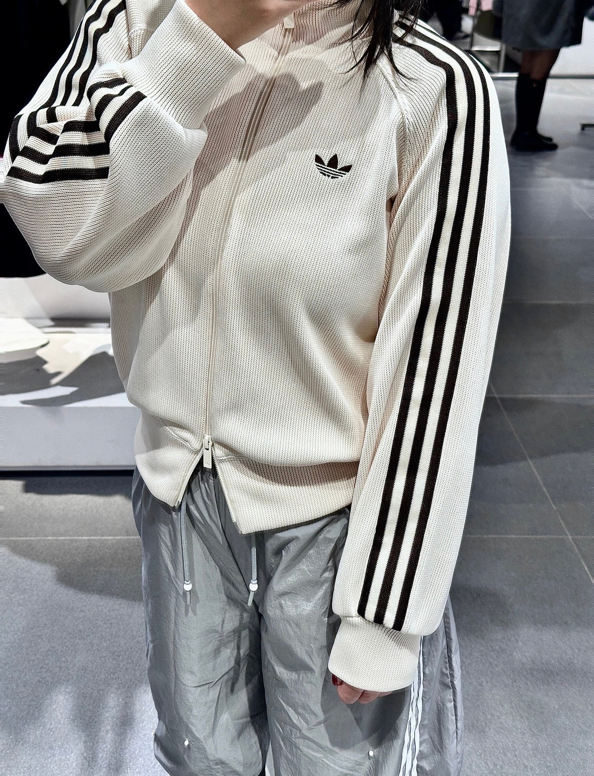 Adidas Jacket Loose Fit White