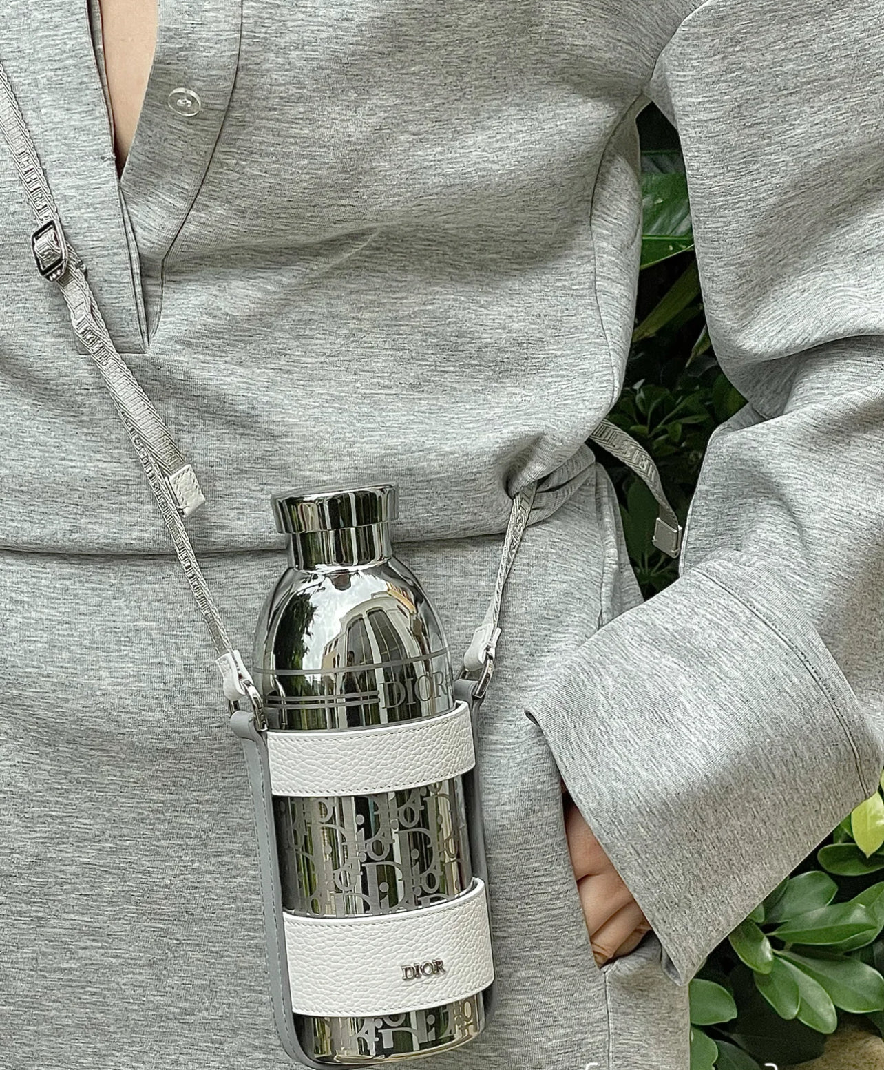 Dior Tumblr Flask Leather Strap