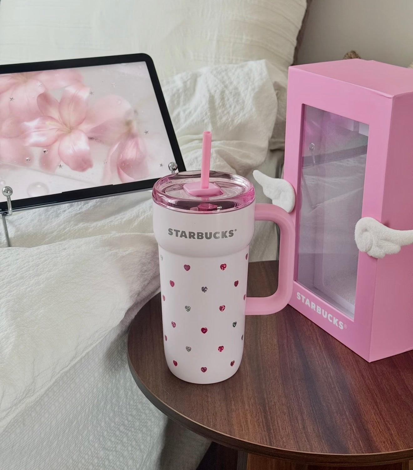Starbucks Pink Love Tumblr