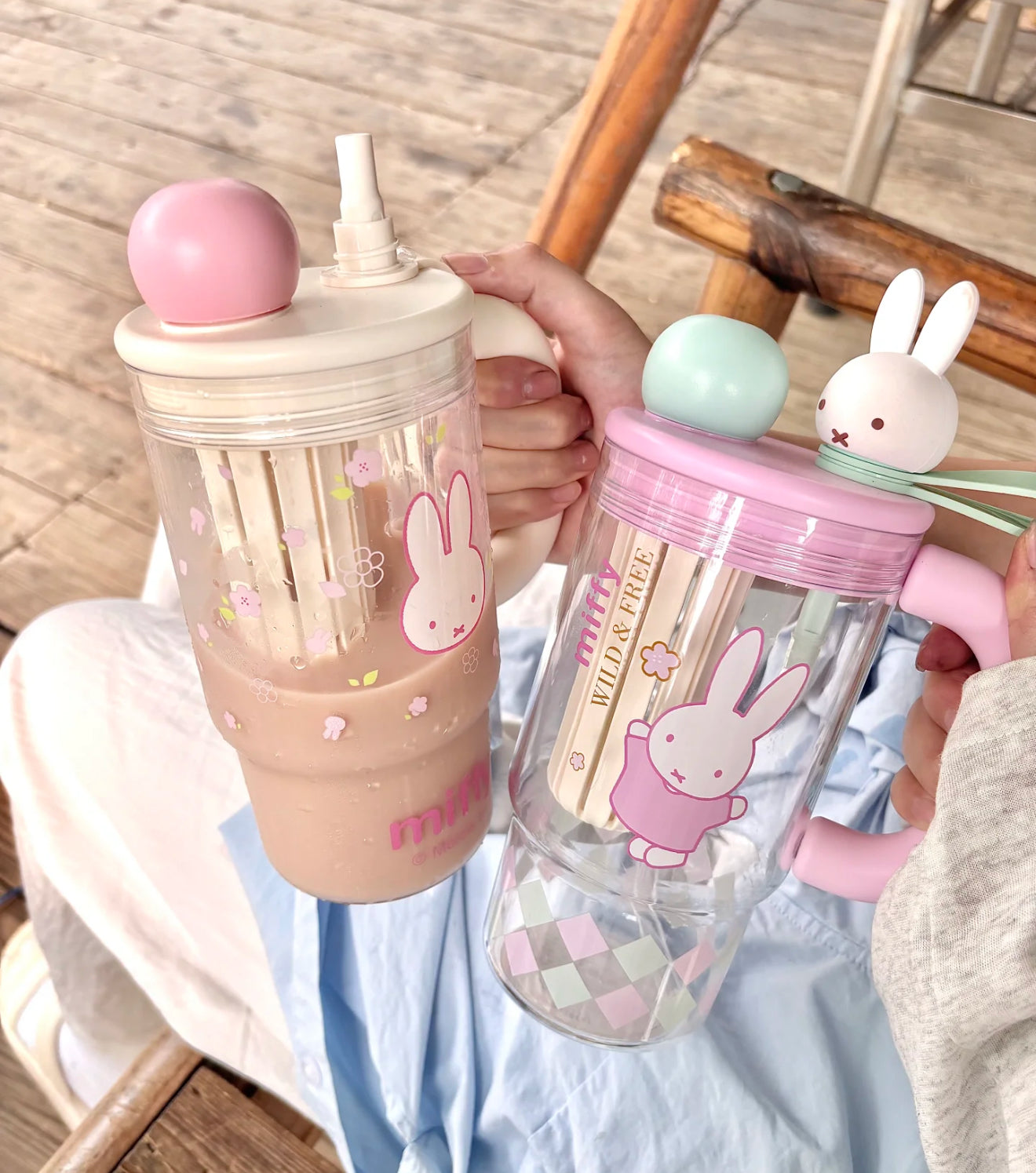Miffy Pastel Tumblr Flask