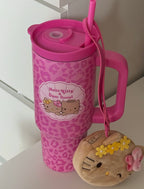TBH x Pink Leopard Hello Kitty & Dear Daniel Thermos