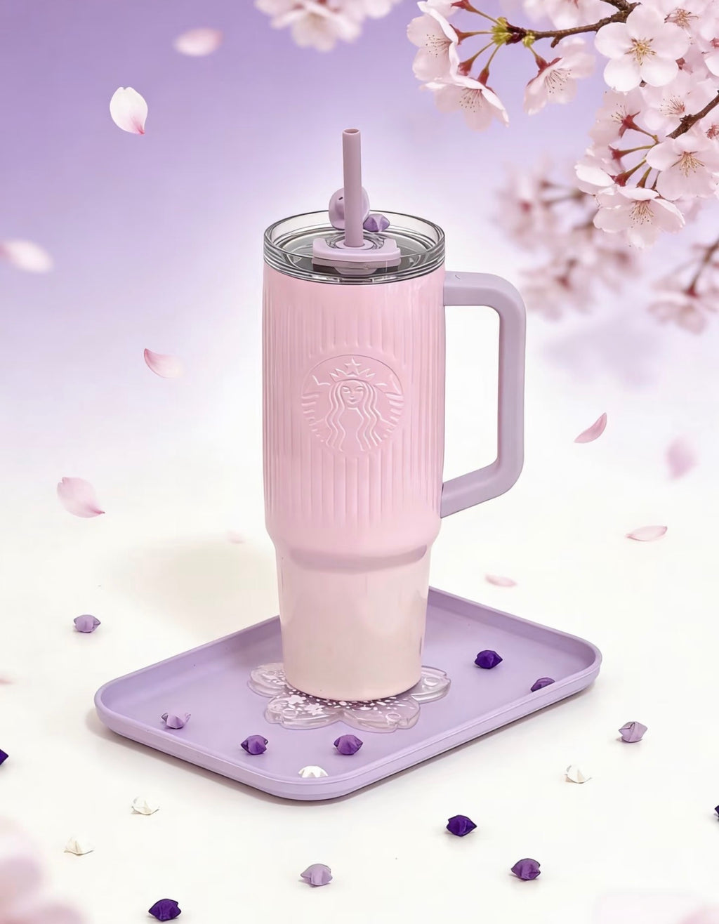 Starbucks Sakura Gradient Purple Tumblr