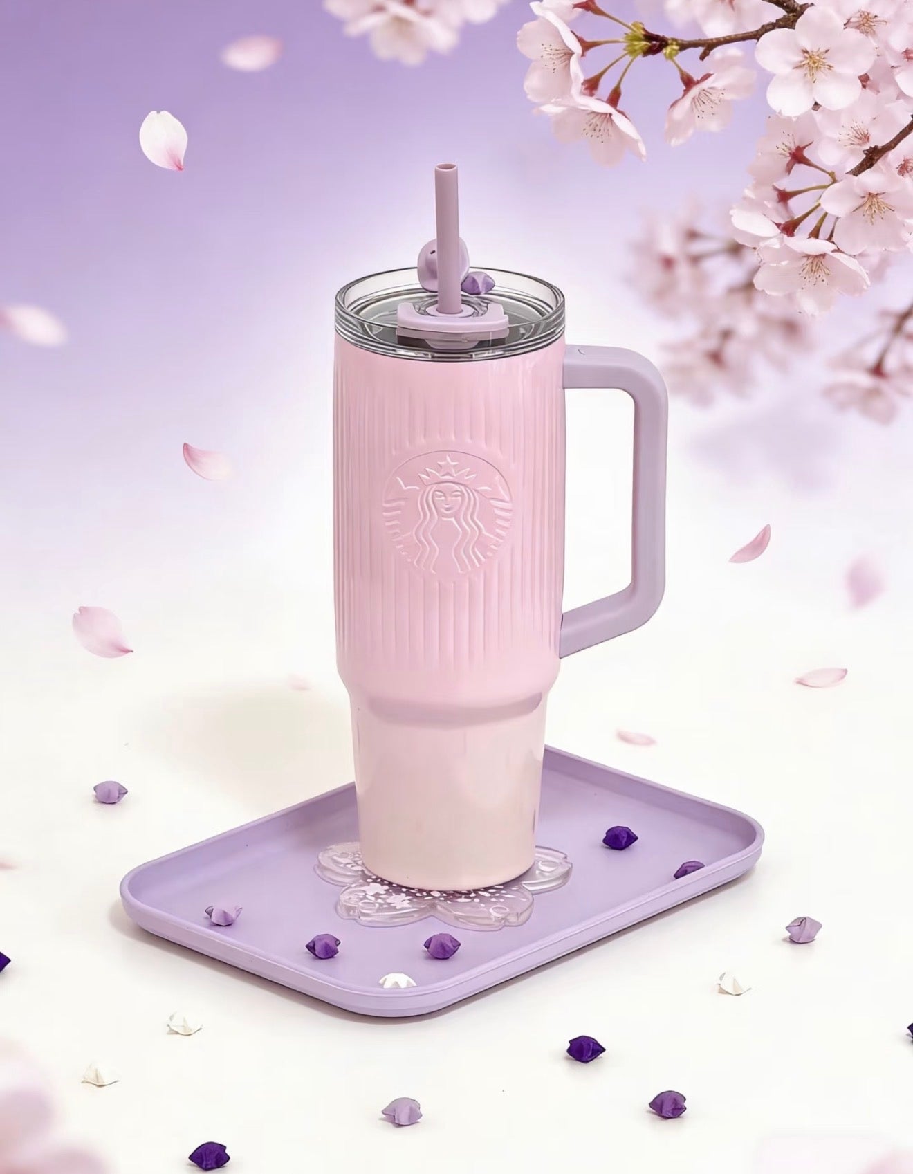 Starbucks Sakura Gradient Purple Tumblr