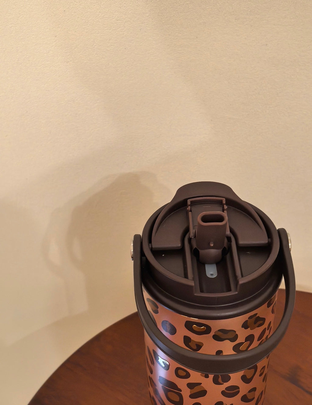 Starbucks Leopard Tumblr with Sunglasses Cover