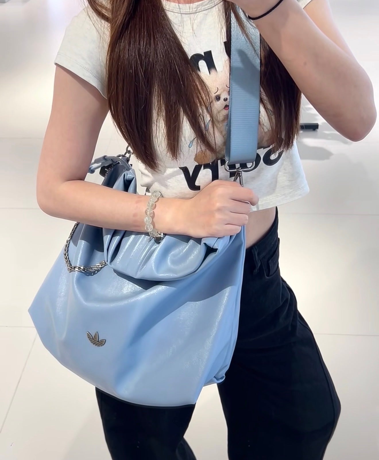 Adidas Limited New Chain Leather Bag