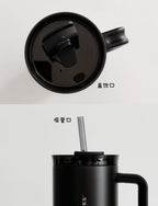 Starbucks For Him Matte Black Side Handle