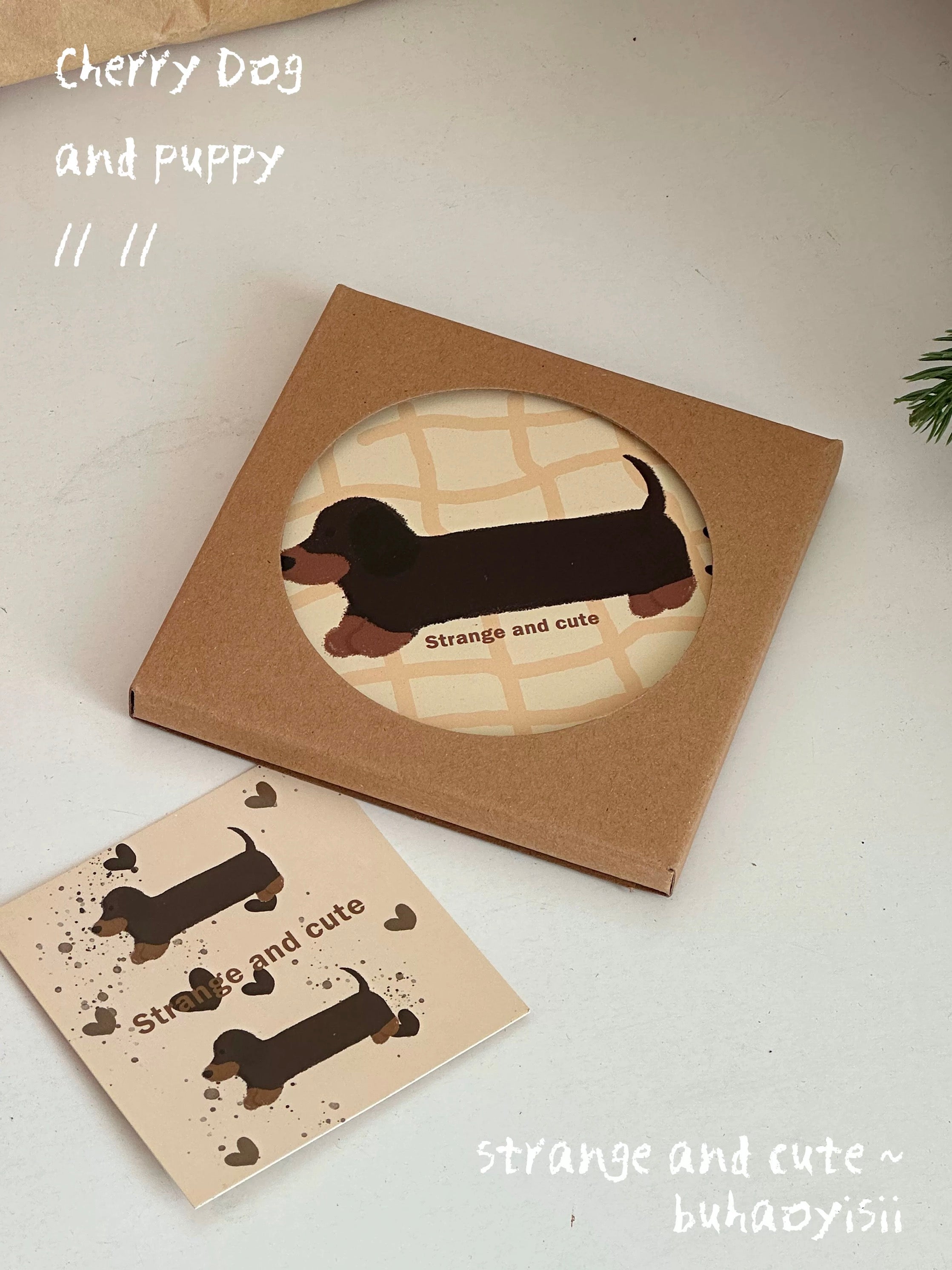 Dachshund Dog Mug with Lid