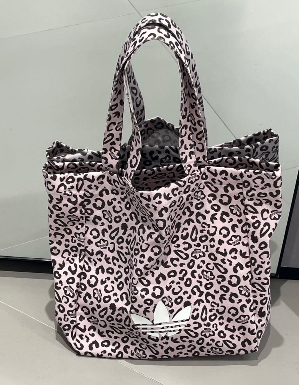Adidas Pink Leopard Bag