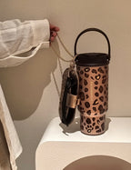 Starbucks Leopard Tumblr with Sunglasses Cover