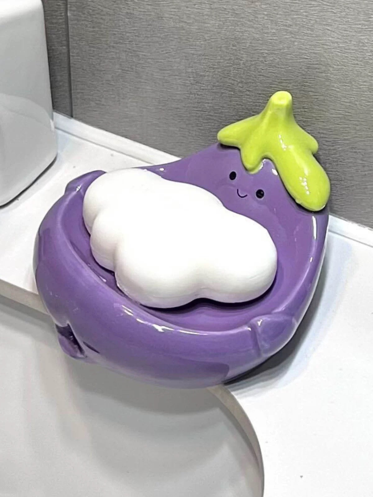 JellyCat Eggplant Soap Tray
