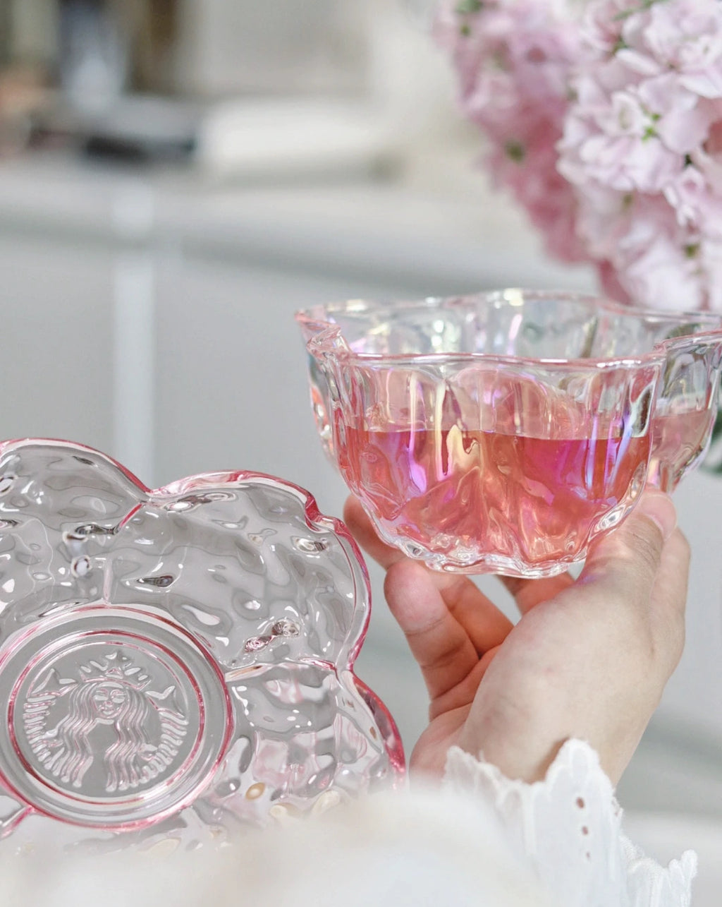 Starbucks Sakura Glass Cup Set