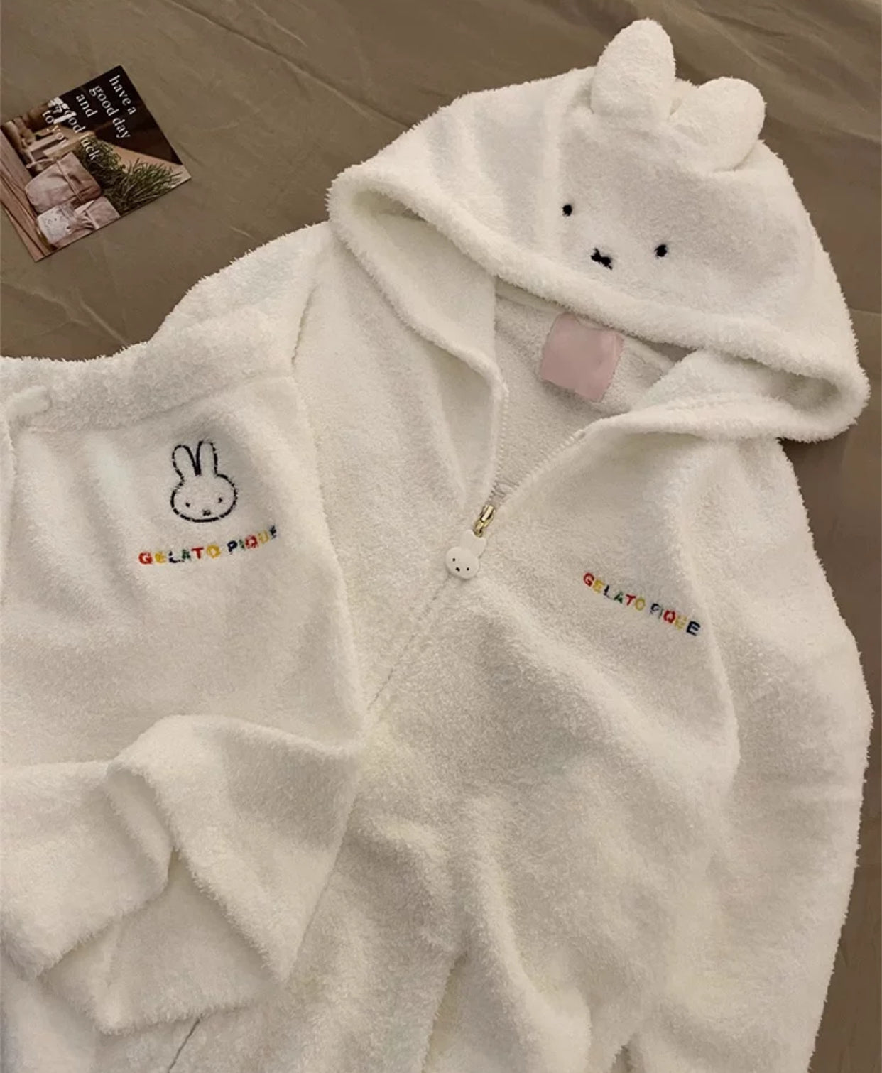 Miffy Fluffy Hoodie Set