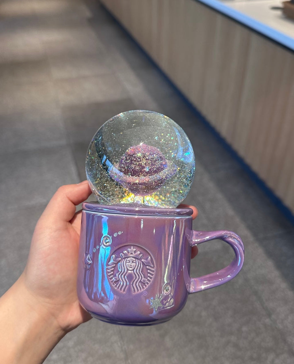 Starbucks Galaxy SnowGlobe Mug