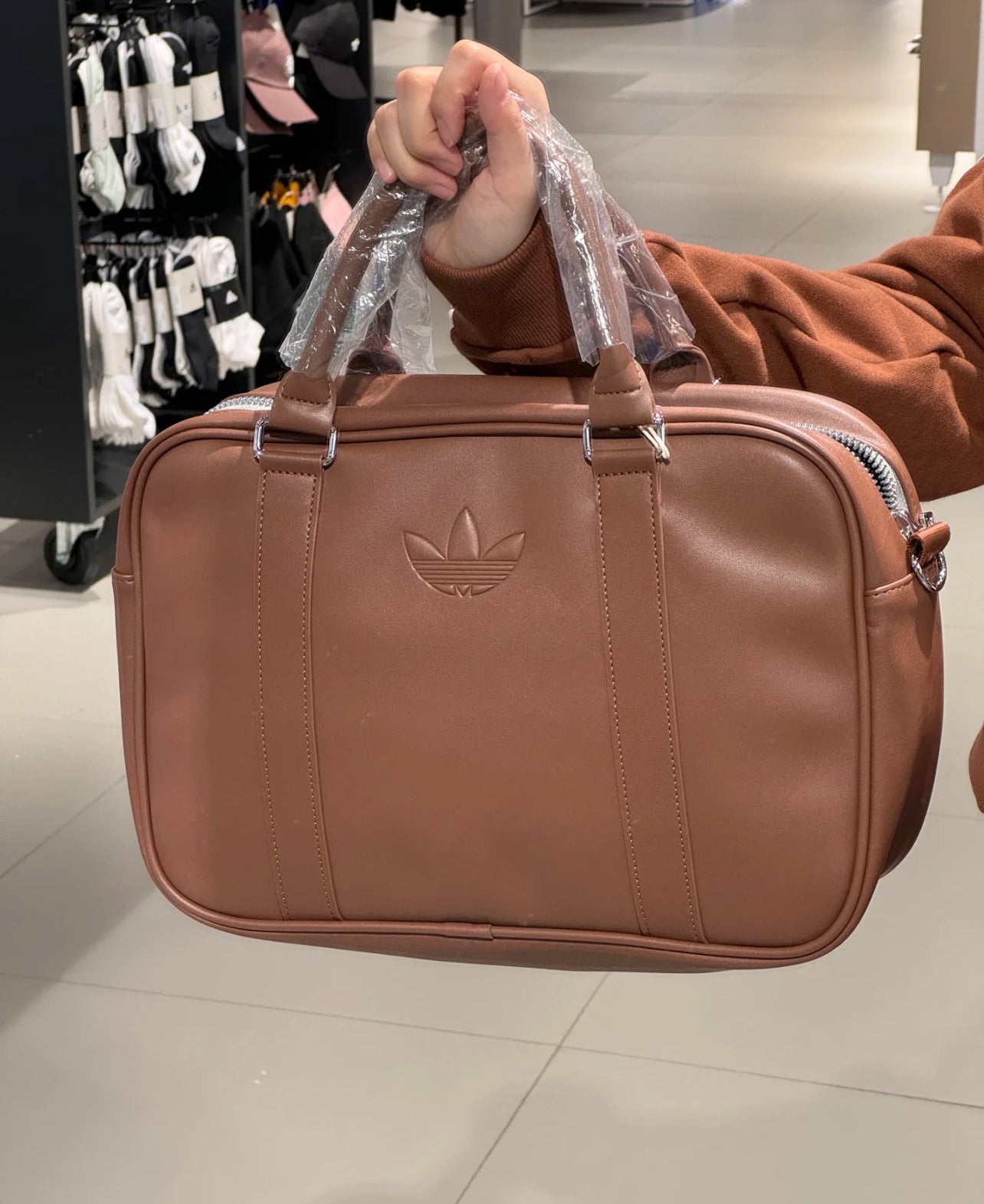 Adidas Leather Notebook Bag