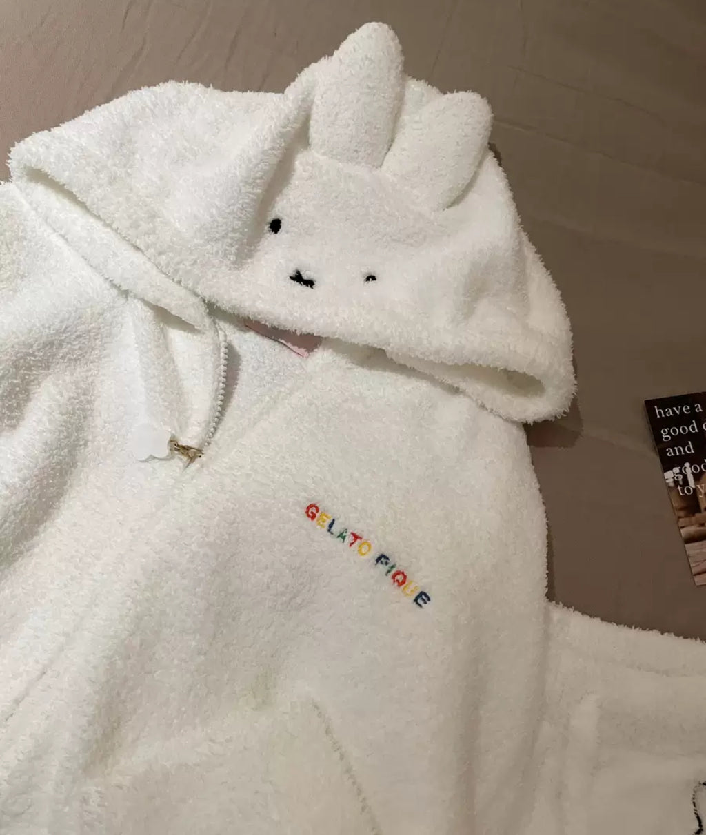 Miffy Fluffy Hoodie Set