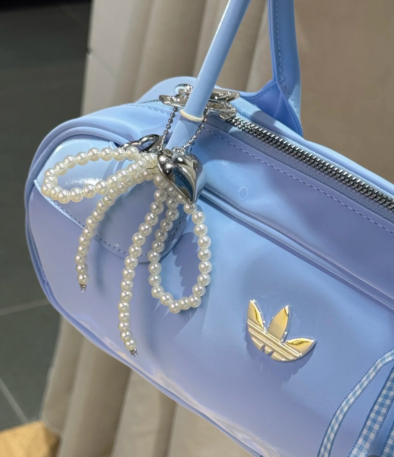 ★Adidas★ Pocket Baguette Bag Sky Blue ADIDAS BAG 22 – ETEFT AUTHENTIC