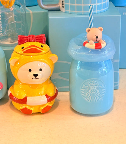 Starbucks Pool Bear x Duck Mug