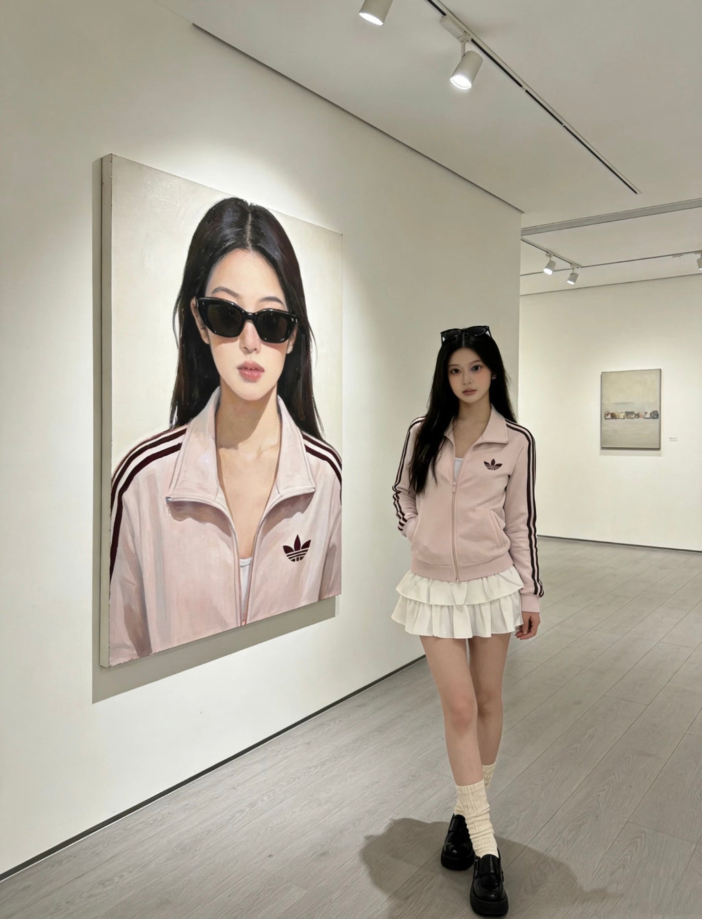 Adidas Jacket Loose Fit Pink