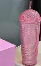Starbucks Crystal Pink Glass Tumblr