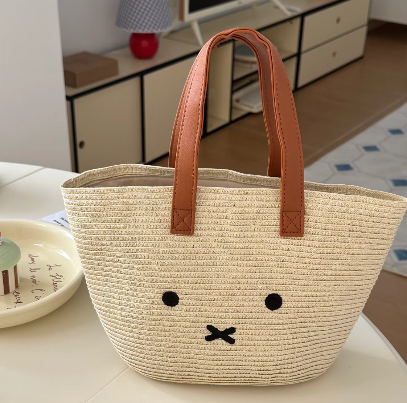 Miffy Rattan Bag