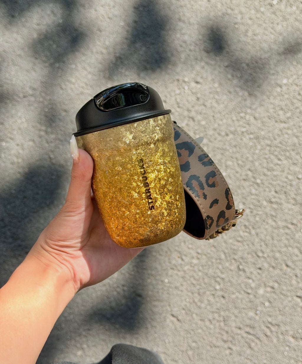 Starbucks Leopard Bling Chubby Tumblr