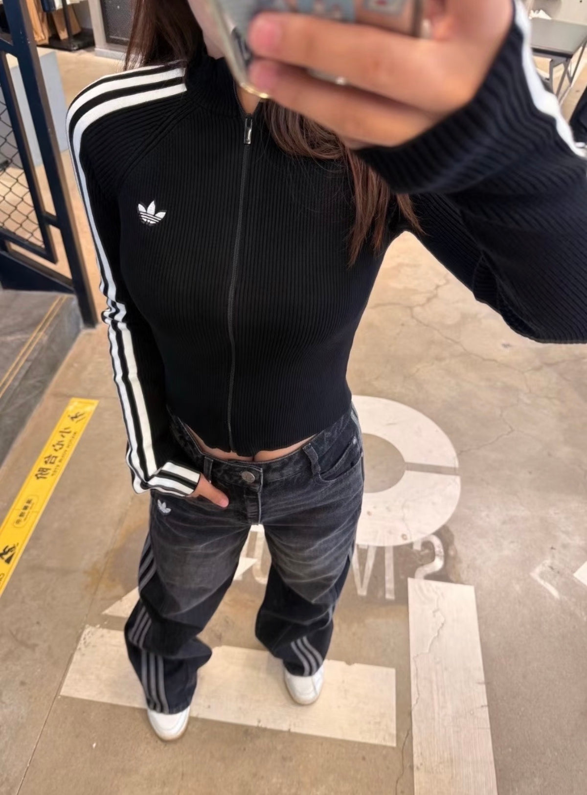 Adidas Jacket Slim Fit Black