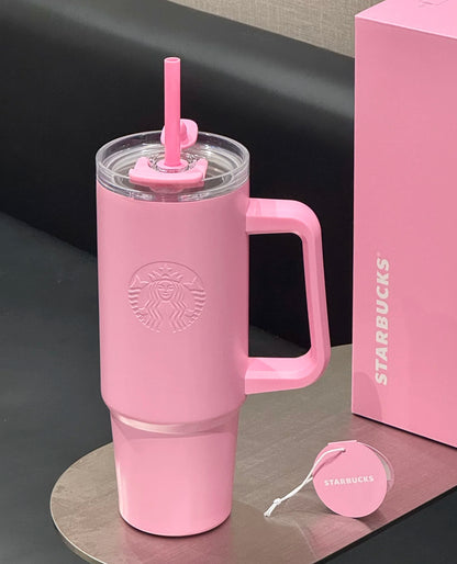 Starbucks Barbie Pink Side Handle Flask