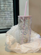 Starbucks Sakura Straw Glass Cup