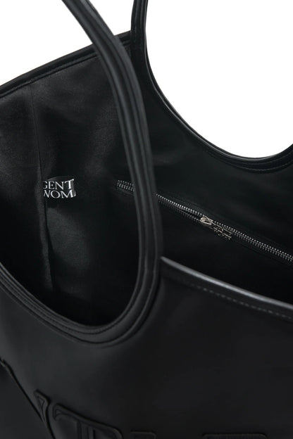 GentleWoman Black Carryall PU Tote Bag