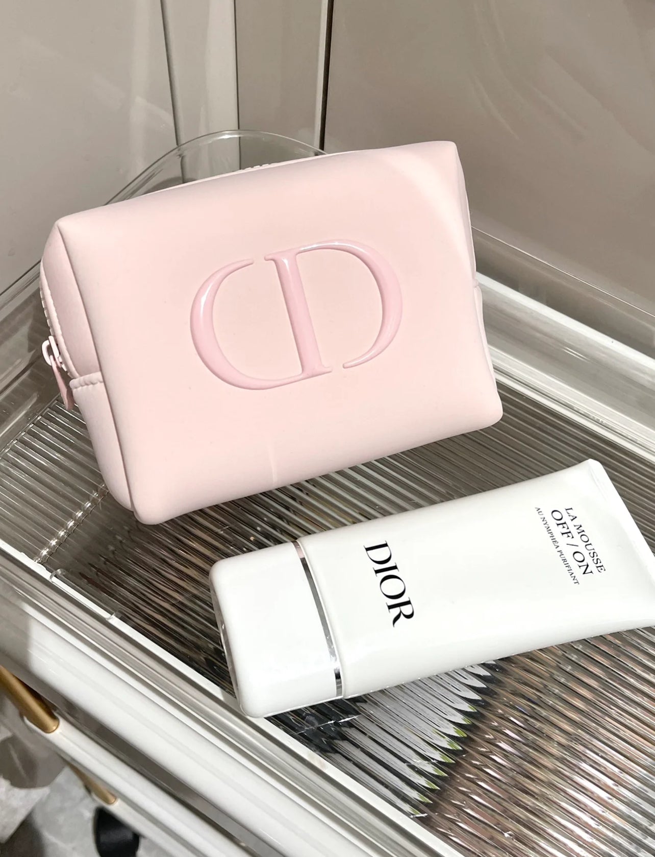 Dior Beauty Pink Pouch