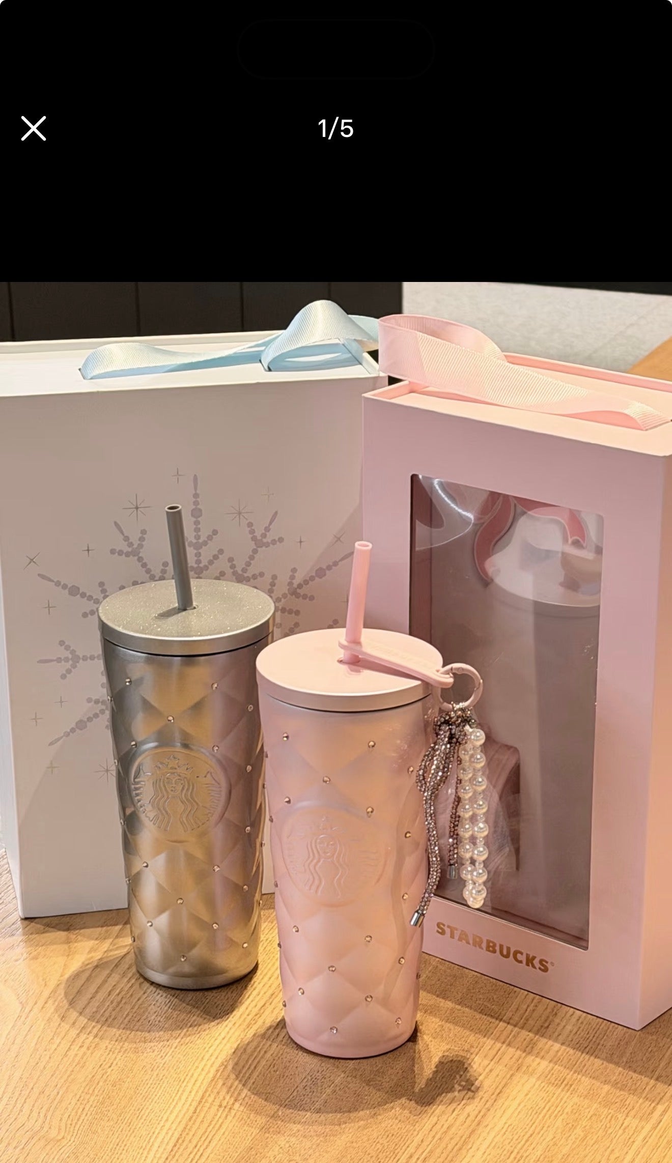 Starbucks Valentines Diamond Thermos