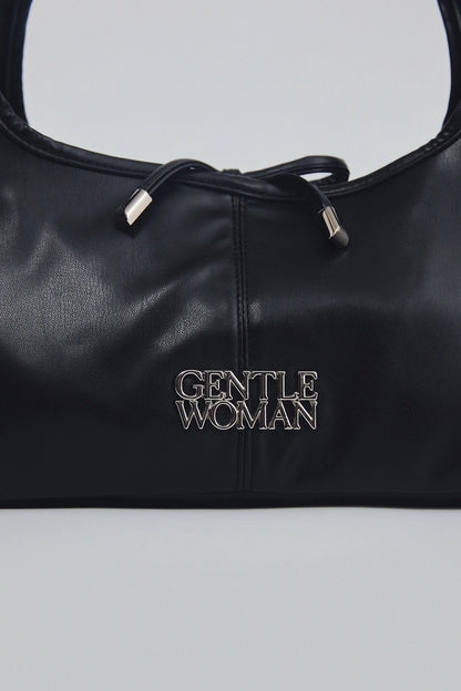 GentleWoman Ribbon Leather Black Bag