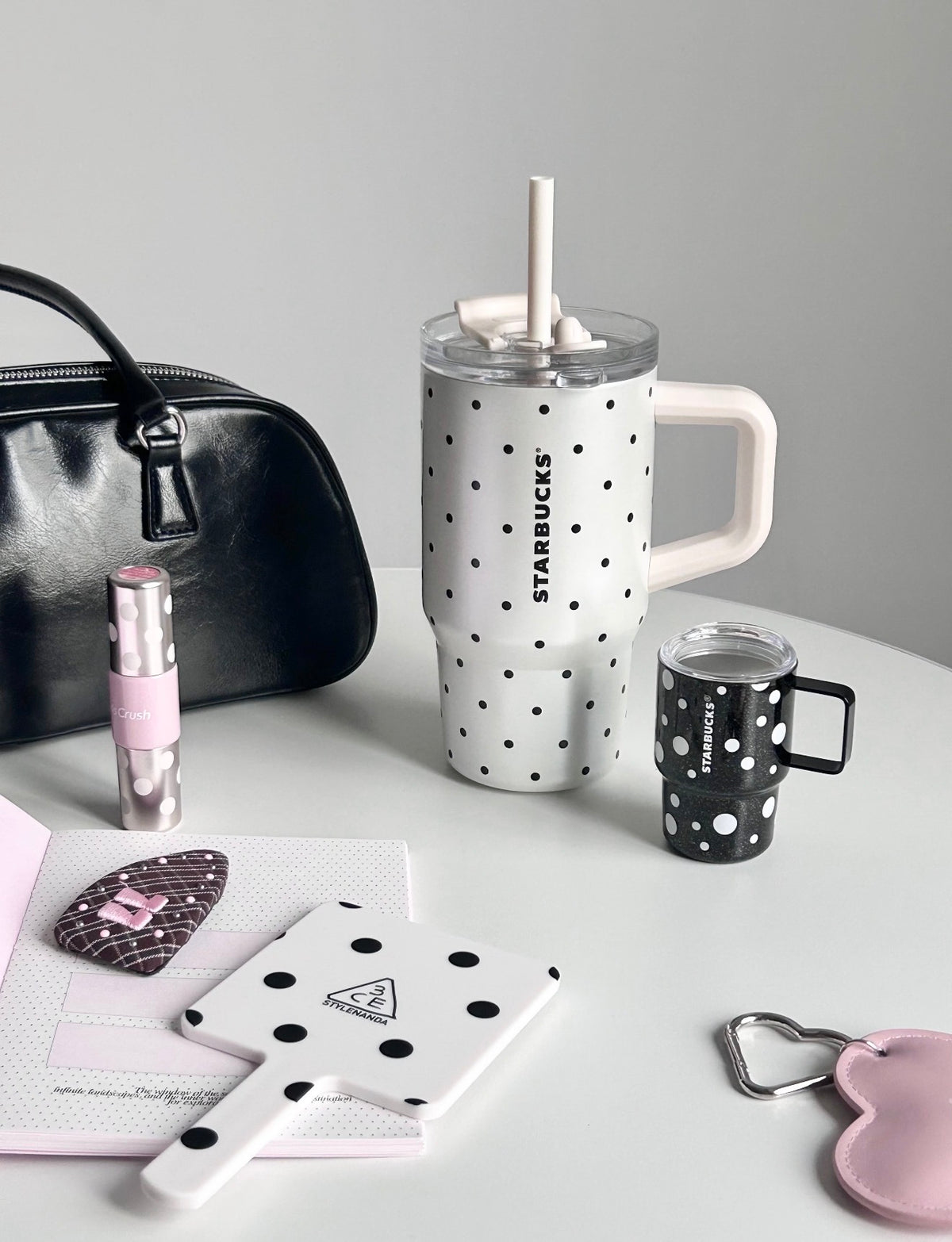 Starbucks x Polka Dots White Tumblr